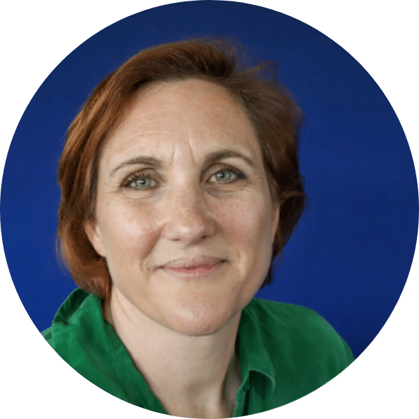 Photo of Dr Helen Curr, a white woman with short hair and smiling